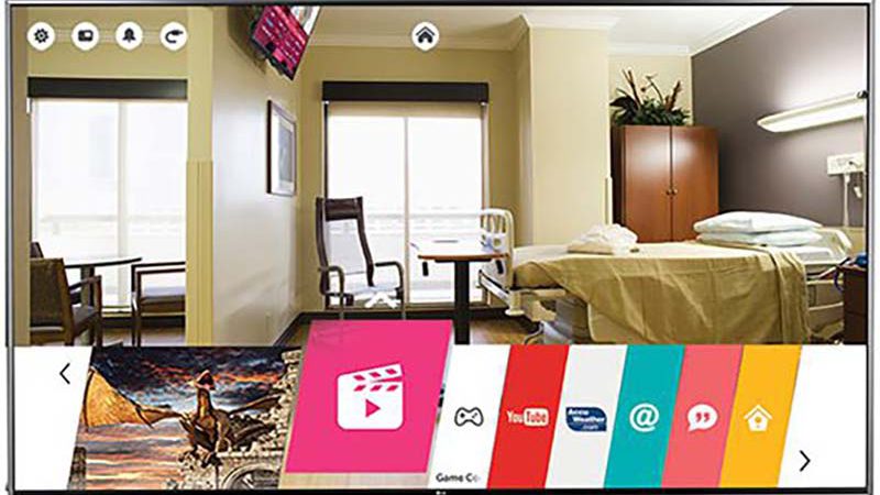 4K UHD Hospital Grade Pro:Centric SMART TV<sup>®</sup> with Integrated Pro:Idiom<sup>®</sup> and b-LAN